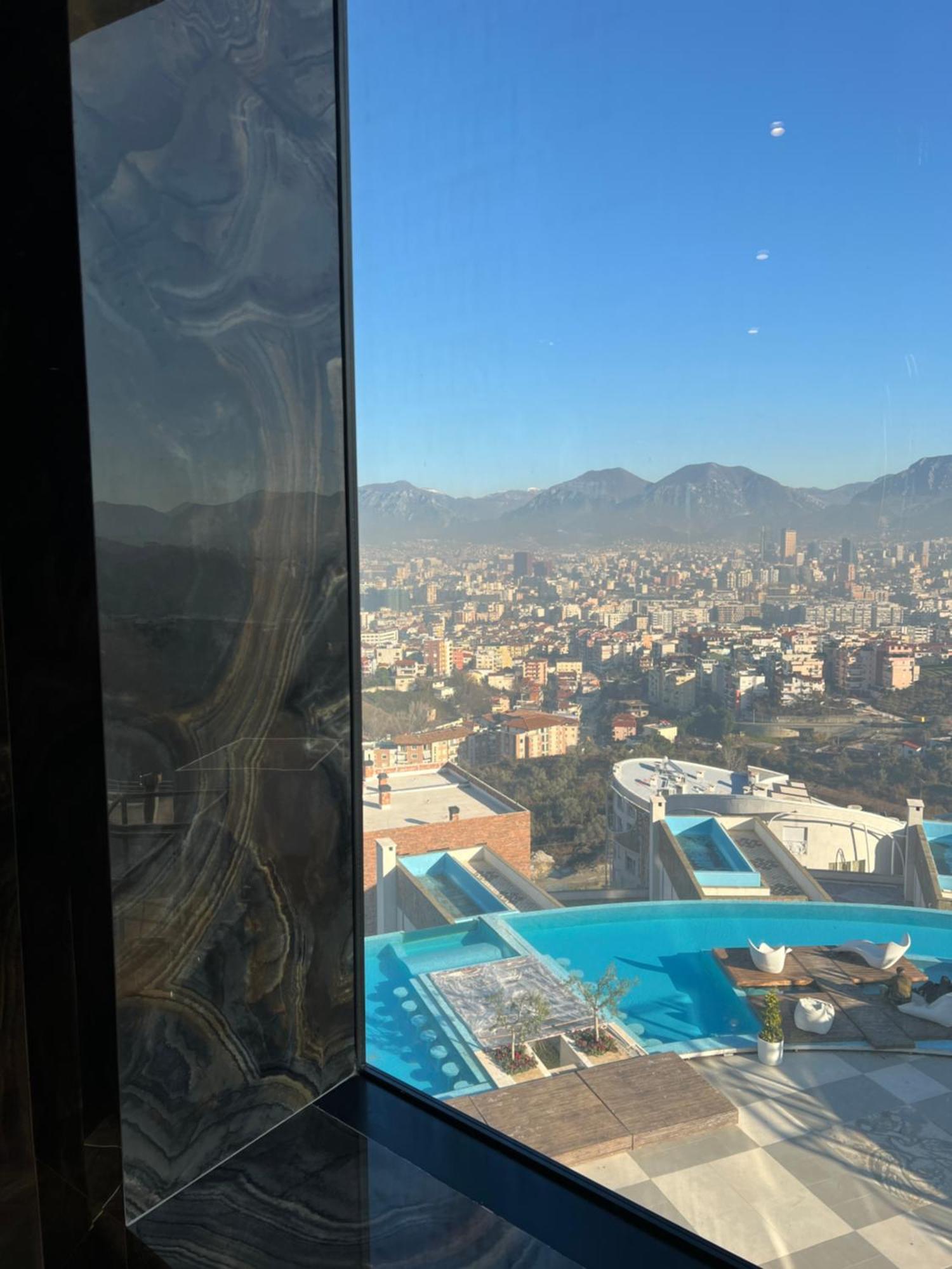 Arka Art Hotel Kashari Εξωτερικό φωτογραφία View of the city from the hotel